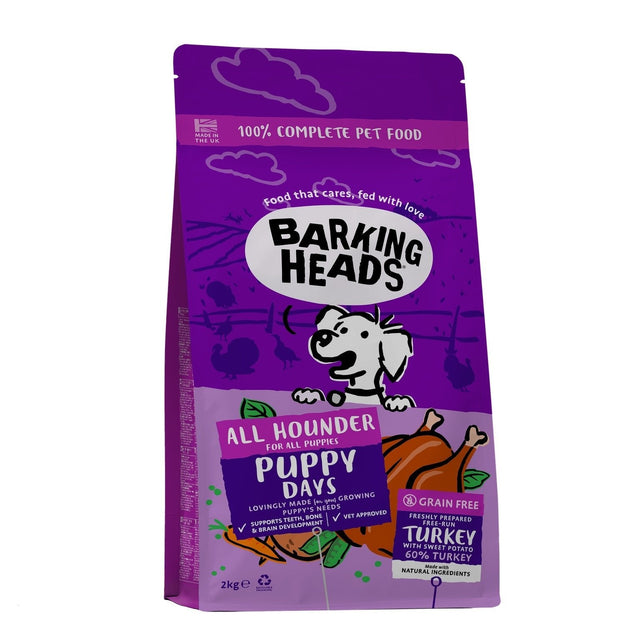 Barking Head All Hound Puppy Turkey 4x2kg, Barking Heads,