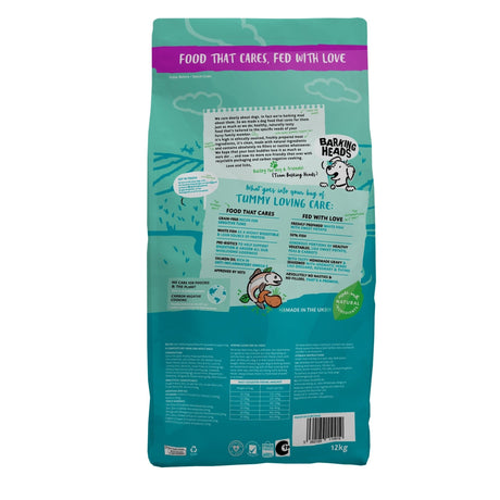 Barking Heads All Hounder Tummy Lovin' Care Grain Free Fish, Barking Heads, 12 kg