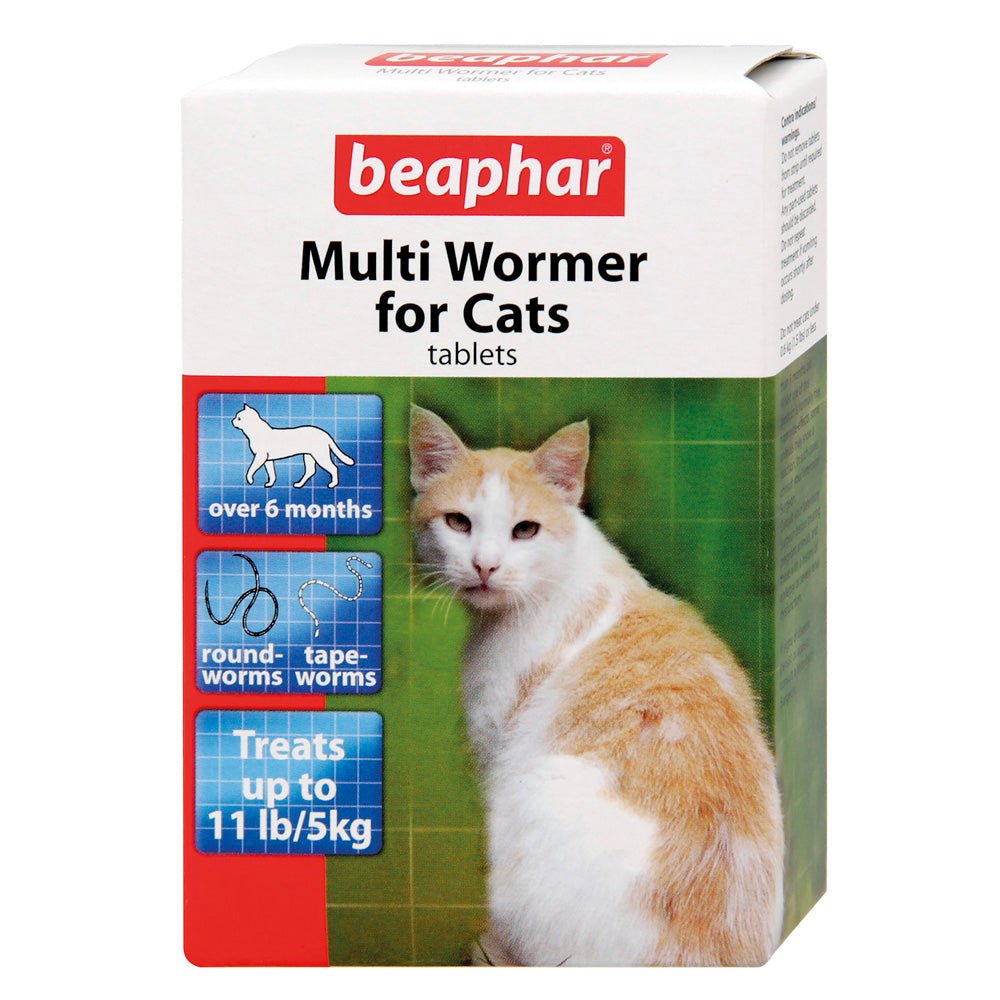 Beaphar Multi Wormer for Cats (6 Boxes x 12 Tablets), Beaphar,