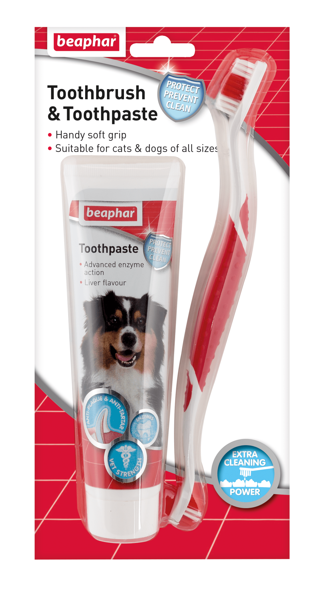 Beaphar Toothbrush & Toothpaste for Cats & Dogs (x6), Beaphar,