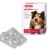 Beaphar WORMclear Worming Tablets for Dogs (up to 40kg) (x6), Beaphar,