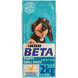 BETA Puppy Small Breed Chicken Dry Dog Food 2 kg, Beta,