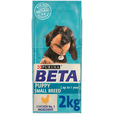 BETA Puppy Small Breed Chicken Dry Dog Food 2 kg, Beta,