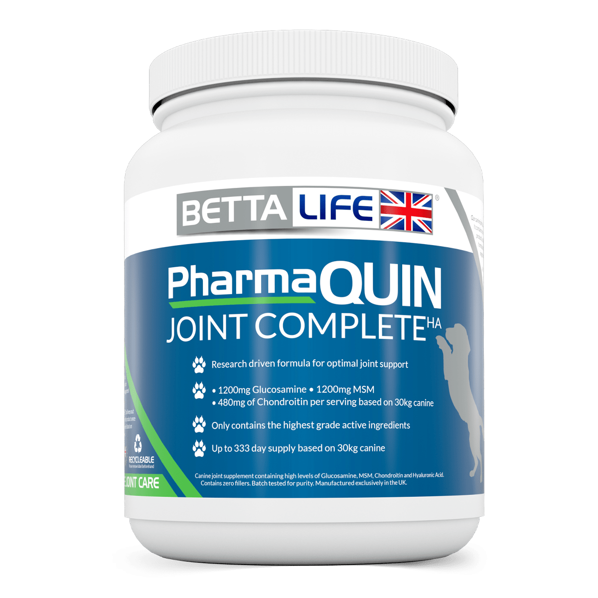 BETTALIFE PharmaQuin Joint Complete HA Canine, BETTALIFE, 1 kg