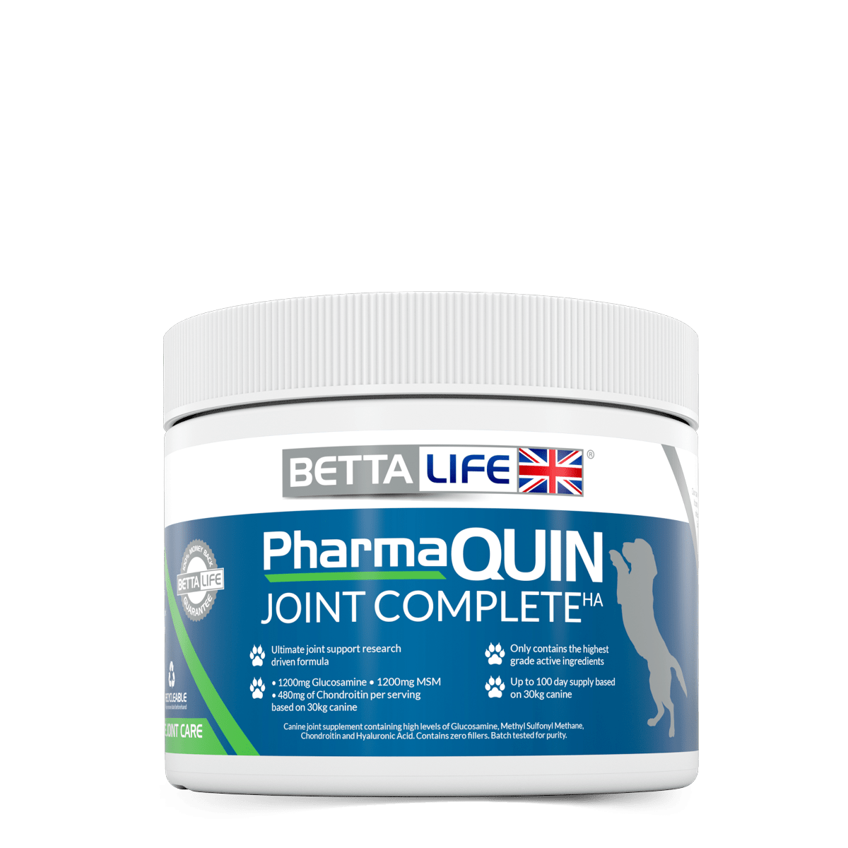 BETTALIFE PharmaQuin Joint Complete HA Canine, BETTALIFE, 300 g