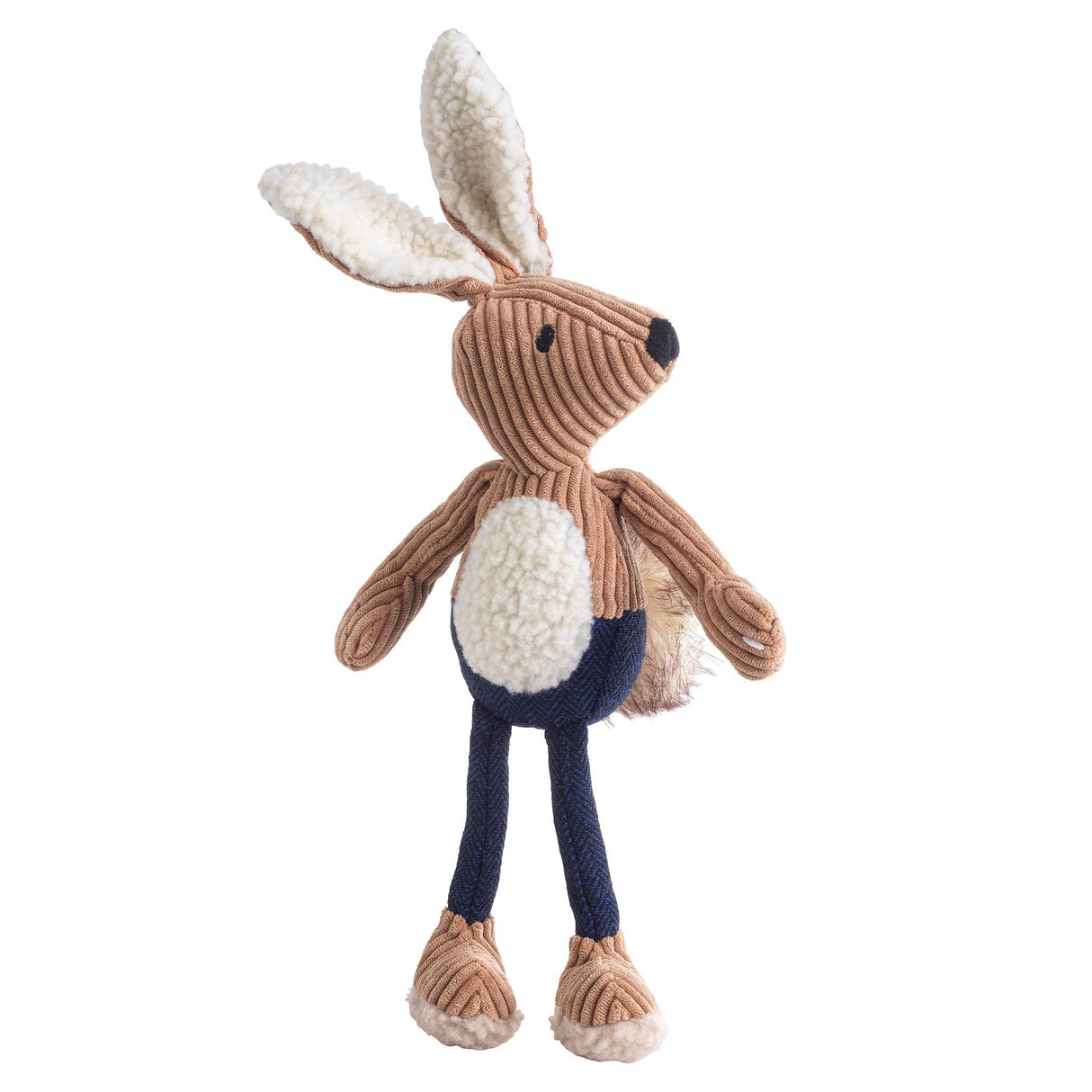 Blue Tweed Long Legged Hare Dog Toy, House of Paws,