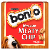 Bonio Meaty Chip Bitesize Dog Biscuits (5 x 400g), Bonio,