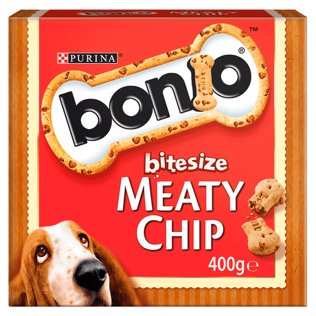 Bonio Meaty Chip Bitesize Dog Biscuits (5 x 400g), Bonio,