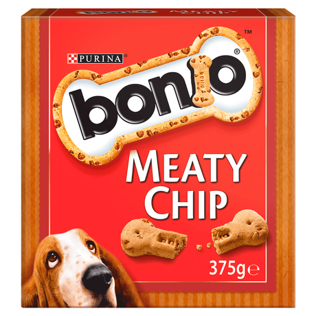 Bonio Meaty Chip Dog Biscuits (5 x 375g), Bonio,