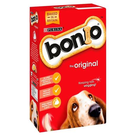 Bonio Original Dog Biscuits, Bonio, 5 x 650g