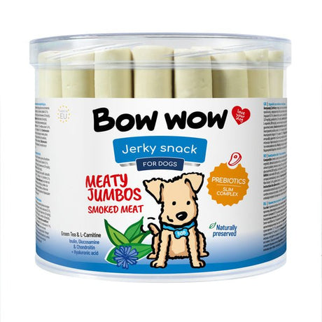 Bow Wow Meaty Jumbos Smoked Meat Dog Treats, Bow Wow,