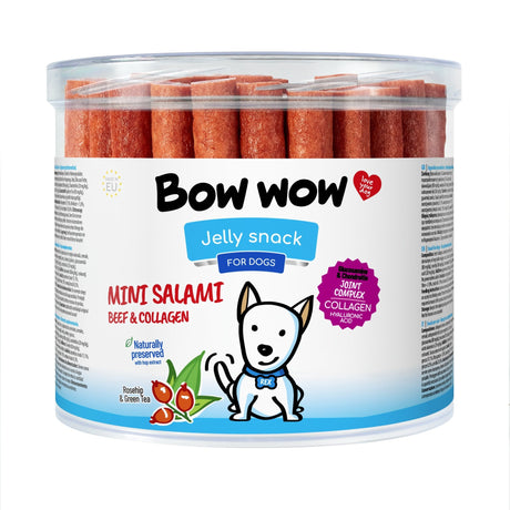 Bow Wow Mini Salami Beef Dog Treats 60x20g, Bow Wows,