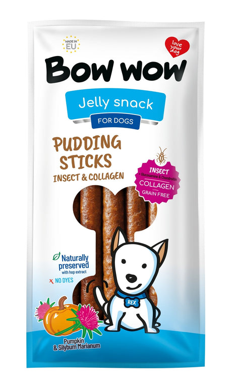 Bow Wow Pudding Sticks Bacon 6x170g, Bow Wows,