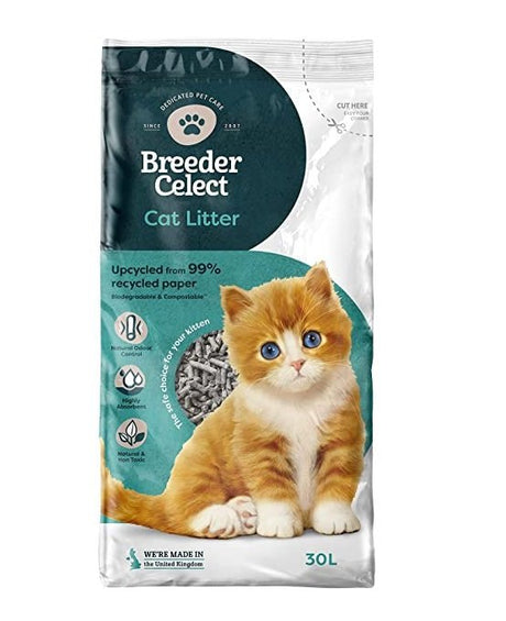 Breeder Celect Cat Litter, Breeder Celect, 30 L
