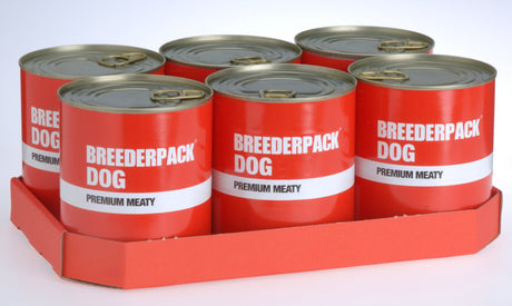 Breederpack Premium Meaty Dog Tins, Kennel Pak, 6x800g