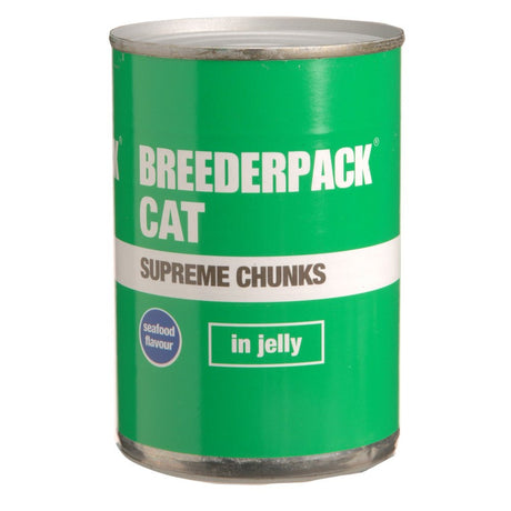 Breederpack Supreme Chunks in Jelly 12x400g Tray, Kennel Pak,