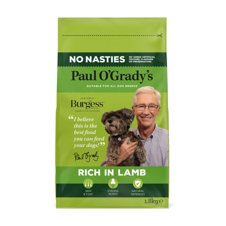 Burgess Paul O'Grady Dog Lamb 4x1.8kg, Burgess,