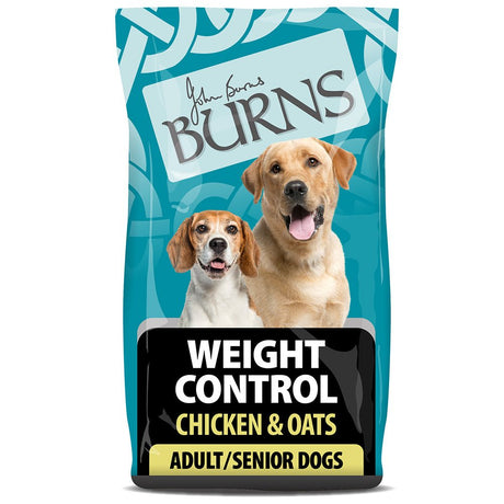 Burns Adult/Senior Weight Control Dry Dog Food with Chicken & Oats, Burns, 2 kg