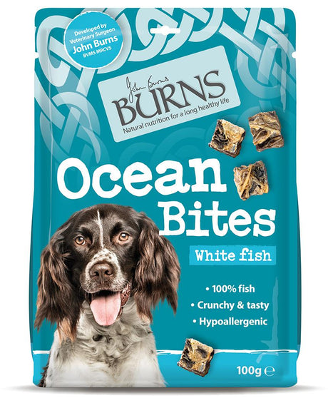Burns Ocean Bites Dog Treats 10x100g, Burns,
