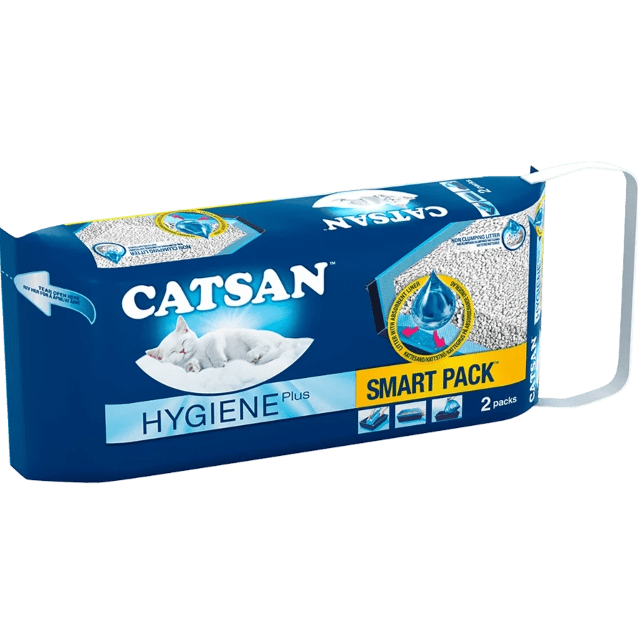 Catsan Smart Pack Cat Litter 2x4L, Catsan,