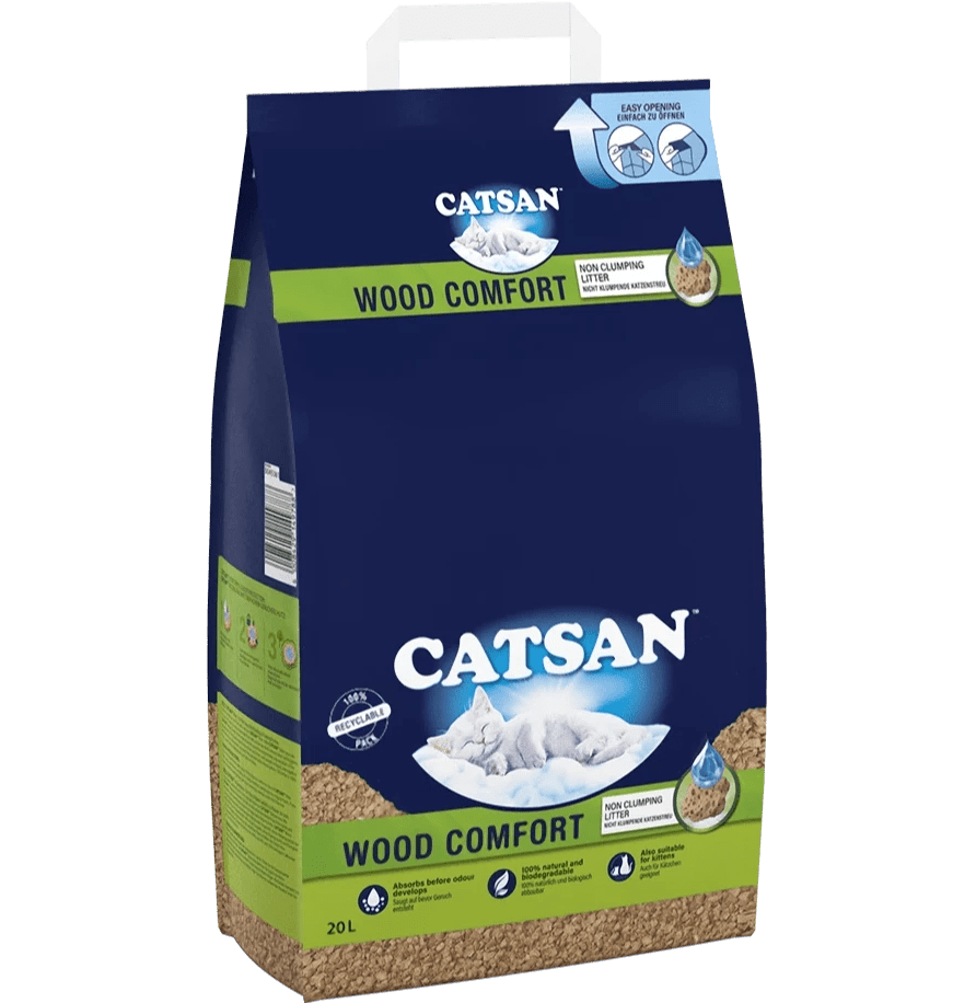 Catsan Wood Comfort Cat Litter 20 L, Catsan,