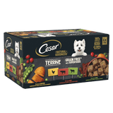 Cesar Natural Goodness Tins Mixed Selection In Loaf 6x400g, Cesar,