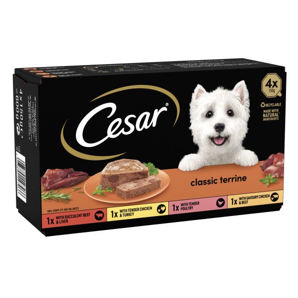 Cesar Tray Classic Terrine Selection 4x (4x150g), Cesar,