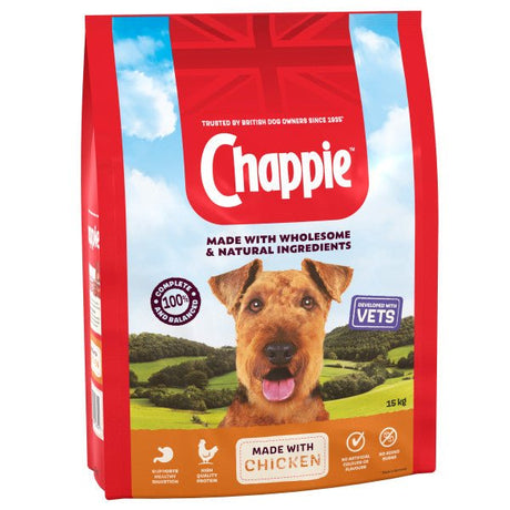 Chappie Dry with Chicken & Cereal, Chappie, 15 kg