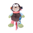 Chubleez Mitchell Monkey Dog Toy x3, Rosewood,