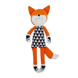 Chubleez Mr Fox Dog Toy x3, Rosewood,