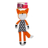 Chubleez Mr Fox Dog Toy x3, Rosewood,