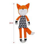 Chubleez Mr Fox Dog Toy x3, Rosewood,