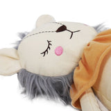 Chubleez Mrs Sleepy Lion Dog Toy x3, Rosewood,