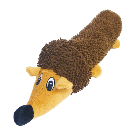 Chubleez Spike the Hedgehog Dog Toy x3, Rosewood,