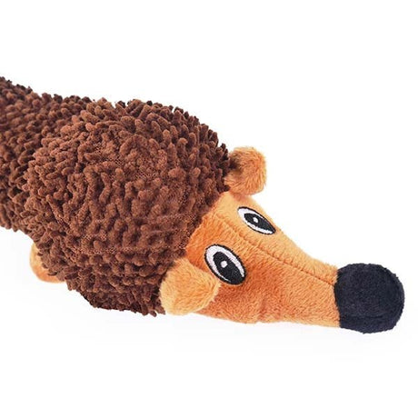 Chubleez Spike the Hedgehog Dog Toy x3, Rosewood,