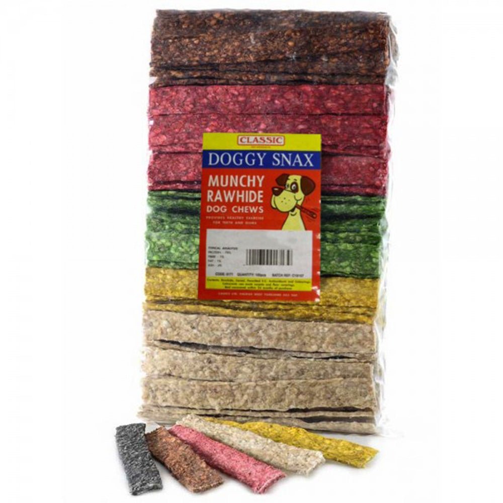 Classic Munchy Flats Assorted Dog Treat 100x6.5", Classic,