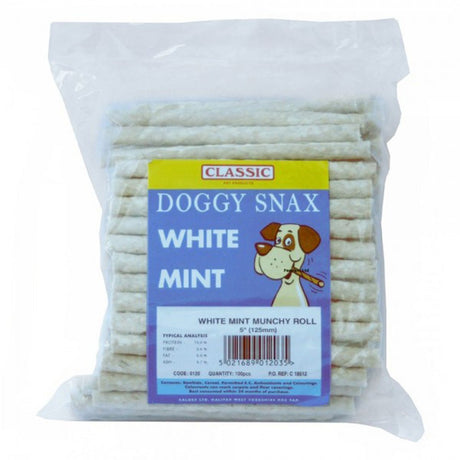 Classic Munchy Roll White Mint 100x5", Classic,
