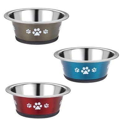 Classic Posh Paws Stainless Steel Cat Dish 6 x 240ml, Classic,