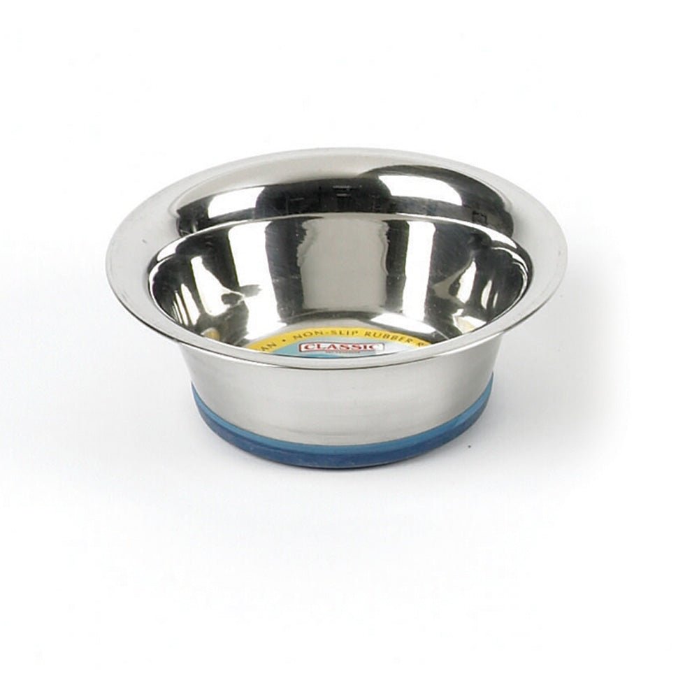 Classic Stainless Steel Non-Slip Bowl (Pack of 6), Classic, 11 cm