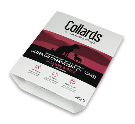Collards Older or Overweight Salmon Rice & Veg 7x395g, Collards,