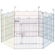 Colourful 6-Panel Pet Playpen with Door for Indoors and Outdoors, PawHut,
