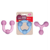 Cyber Puppy Teether Shapes, Rosewood,