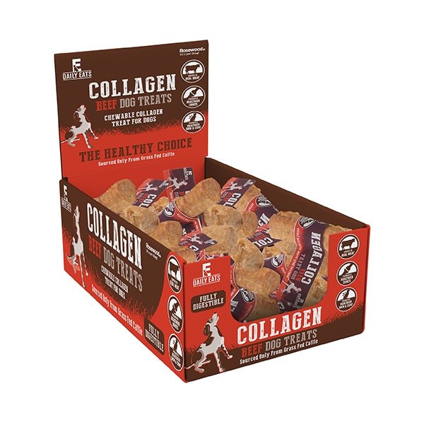 Daily Eats Collagen Beef Retriever Rolls 35x55g, Rosewood,