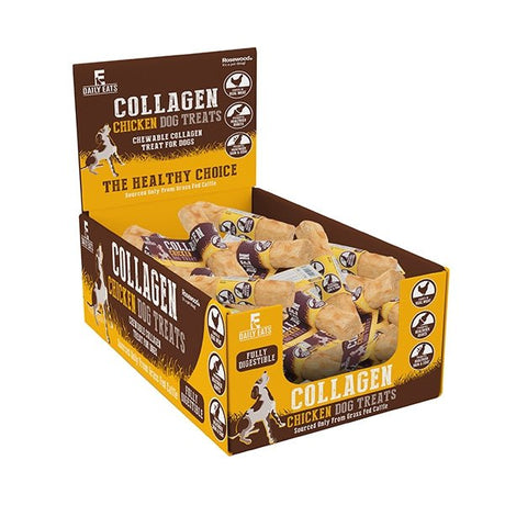 Daily Eats Collagen Chicken Retriever Rolls, Rosewood, 35x55g