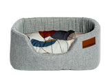 Danish Design Colour Block Lux Slumber Bed Silver, Danish Design, Medium