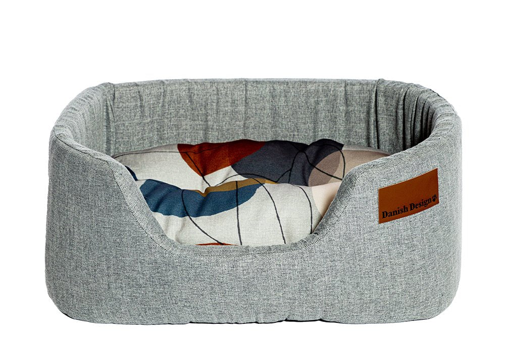 Danish Design Colour Block Lux Slumber Bed Silver, Danish Design, Small