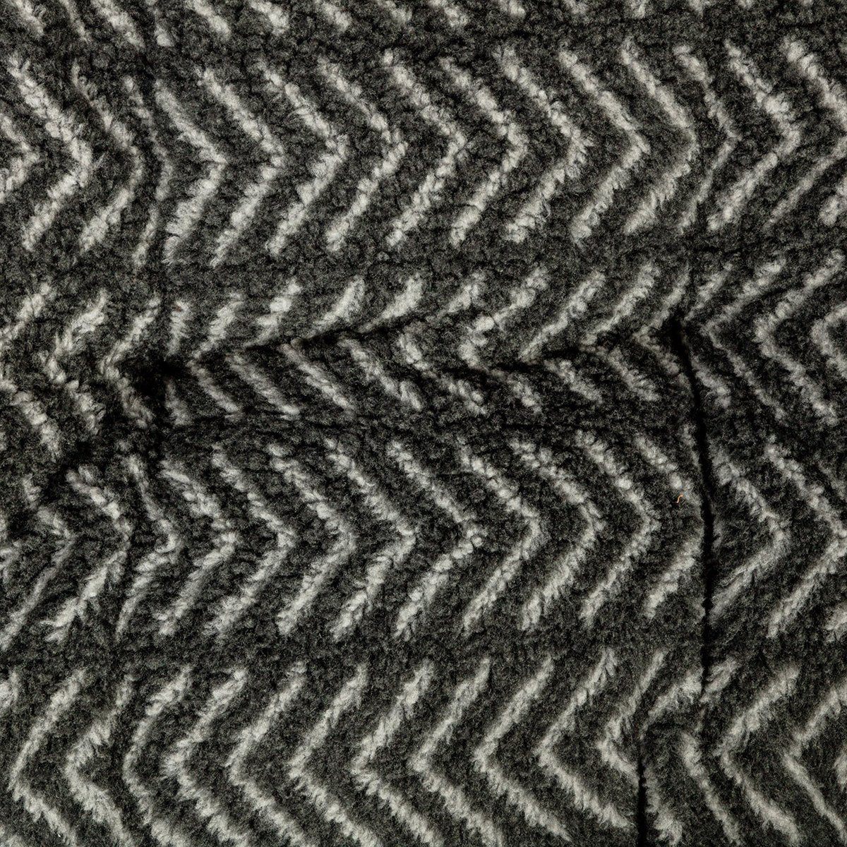 Danish Design Sherpa Fleece Charcoal Arrows Quilted Mattress, Danish Design, Small