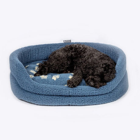 Danish Design Sherpa Fleece Harbour Paw Slumber Bed, Danish Design, Small