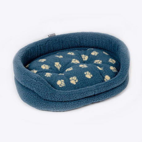 Danish Design Sherpa Fleece Harbour Paw Slumber Bed, Danish Design, Small