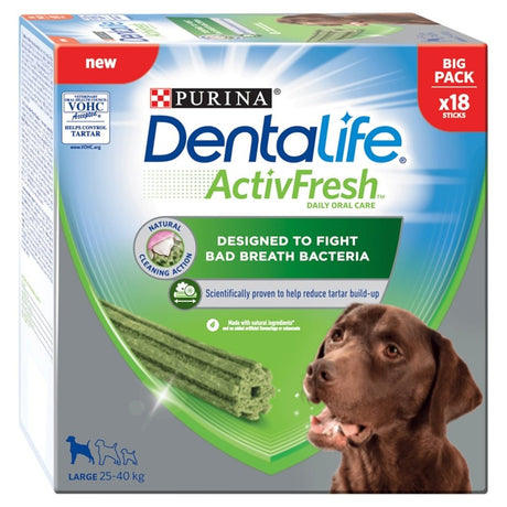 Dentalife Activfresh Large Dog 2x18 Sticks, DentaLife,